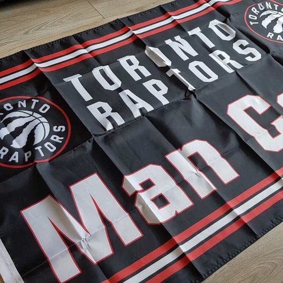 Toronto Raptors Man Cave Flag - Picture 1 of 6